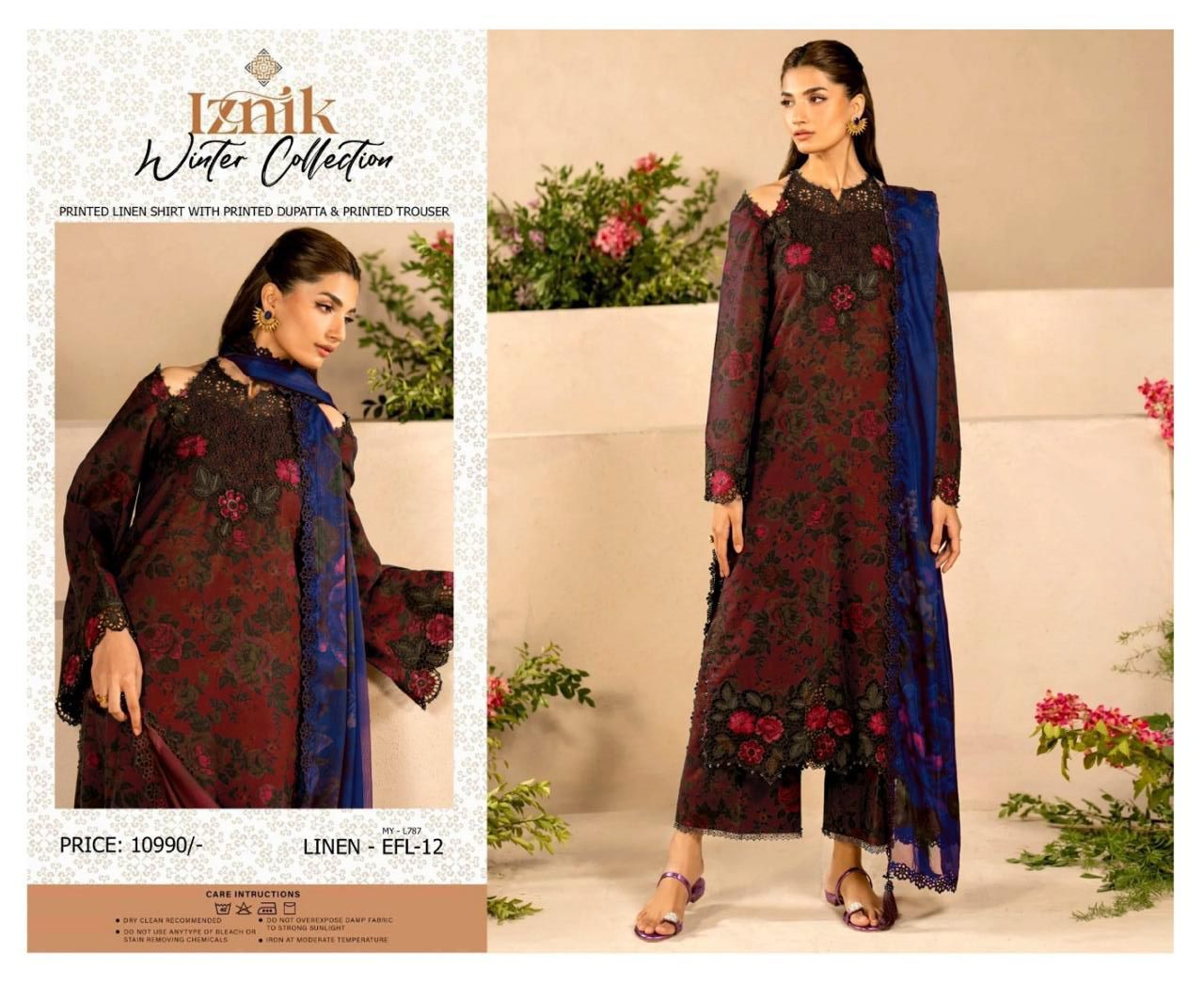 IZNIK LINEN 3PC